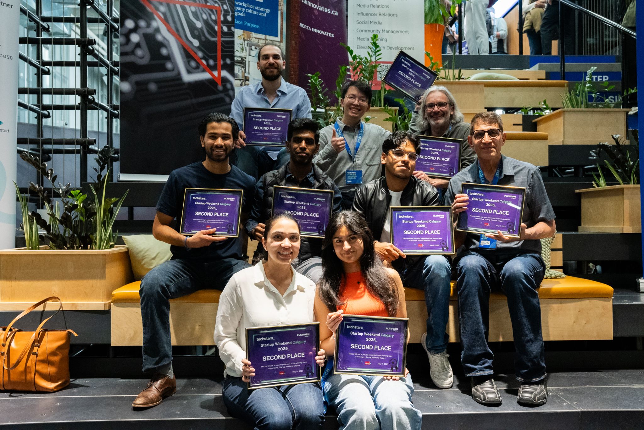 FindBite team at Startup Weekend Platform Calgary